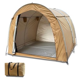 Hwayslon Outdoor Storage Shed - Bicycle Tent Waterproof, Upgraded to Larger 6.7x6.7x5.8ft Garage Shed, Motorcycle, Bicycle Tent Shed, Lawn Mower, Garden Tools, Bicycle Storage/Bicycle Shed - Large