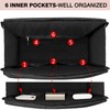 IBFUN Utility Tote Bag with 14 Exterior Interior Pockets Zip