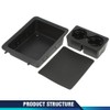 PIT66 Center Console Tray Cup Holder Bezel Compatible with 2007-2013