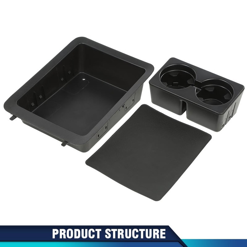 PIT66 Center Console Tray Cup Holder Bezel Compatible with 2007-2013