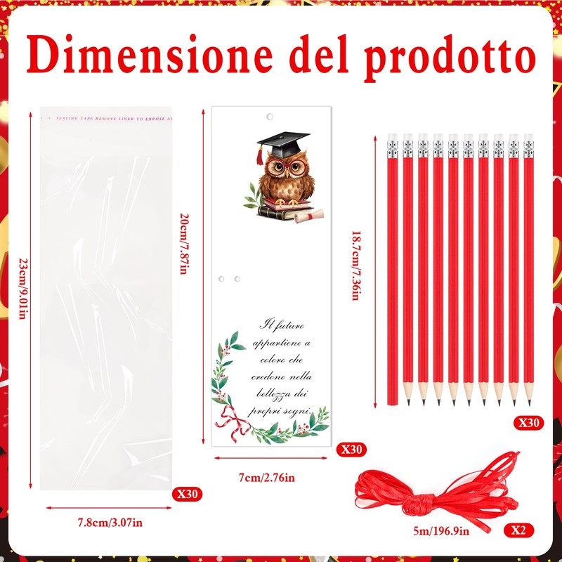 HOWAF 30 Place Cards Graduation Party Table Decoration