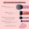 SADOWAY Set de brochas de maquillaje set de 6 piezas