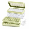 64-Cube Ice Tray Set for Freezer – Easy-Press Silicone Molds