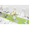 MODERNO Fleece Table Runner Apple Green Table Runner Apple Green