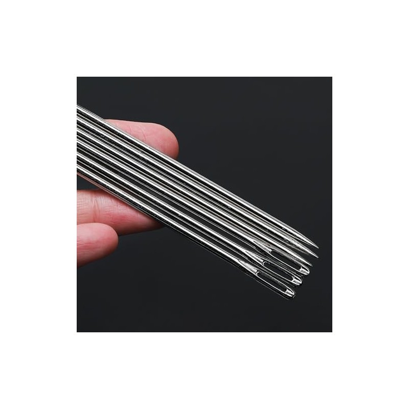 Aguja de tapicería profesional de 4 pulgadas, 3 mm de