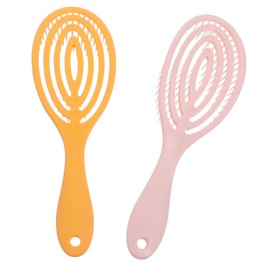 Vaguelly 2pcs Massage Hair Brush for Women Scalp Comb for Lightweight Portable Suitable for Wet Dry Hair Stimulates Scalp Promotes Random Color