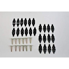 36 Pack Whiting Roll Up Door Style Trailer Door Hardware Repair Kit + Hinges + 2" Rollers - New