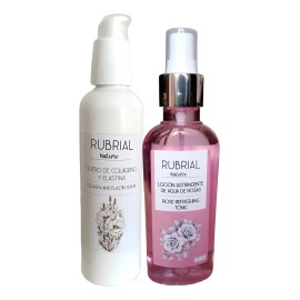 Suero De Colágeno Y Elastina + Agua De Rosas Rubrial