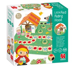Goula Jumbo Games Goula Little Red Riding Hood Game - Cooperative Wooden Board Game for Children from 3 Years