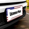 Dnas 2 Pack American Flag License Plate Frames Holder with