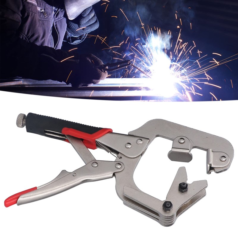 Welding Clamps, C Clamp Locking Pliers Chrome Vanadium Steel for