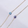 CAROVO Dainty Evil Eye Necklaces for Women 18K Gold Filled