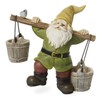 Marshalls Home and Garden Gnome Carrying Buckets, Garden Gnome on