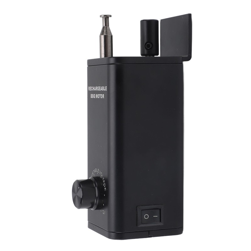 Rotisserie Motor Aluminum Alloy 10W 3 to 12V Adjustable Rechargeable