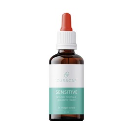 CuraCap Haarserum für juckende Kopfhaut & gegen Schuppenflechte | Von Dr. Holger Scheib | Haar Vitamin Haarwasser Alternative zu Psoriasis Creme & Seborrhoisches Ekzem Shampoo | Sensitive,50 ml