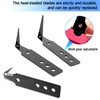 agnirame Windshield Removal Tools,Universal Car Windscreen Quick Release Cold Knife