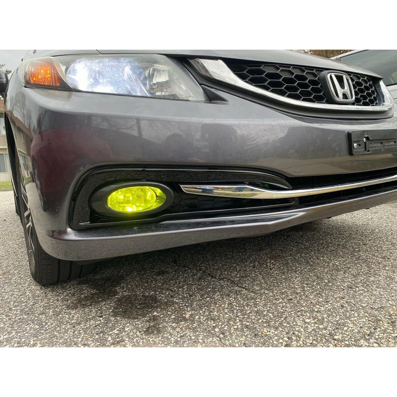 Kojem Pair Fog Lights Compatible with 2013-2015 Honda Civic 4-Door