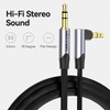 VENTION 3.5mm Aux Cable 1m 90 Degree Audio Cable Flat