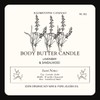 Clean Body Butter Candles-| Lotion Candle| Soy wax and Jojoba
