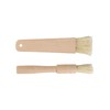 2 Pcs Pastry Brushes - Natural Bristle Basting Brush BBQ