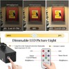4 Pack Battery Picture Lights, 5200mAh Rechargeable Picture Lights with