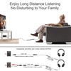 Simolio Long Cord Headphones for TV and PC with Volume