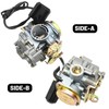 JUUDDENPARTS 50cc 4T 4-Stroke Carburetor, Replacement for Chinese 50cc 4