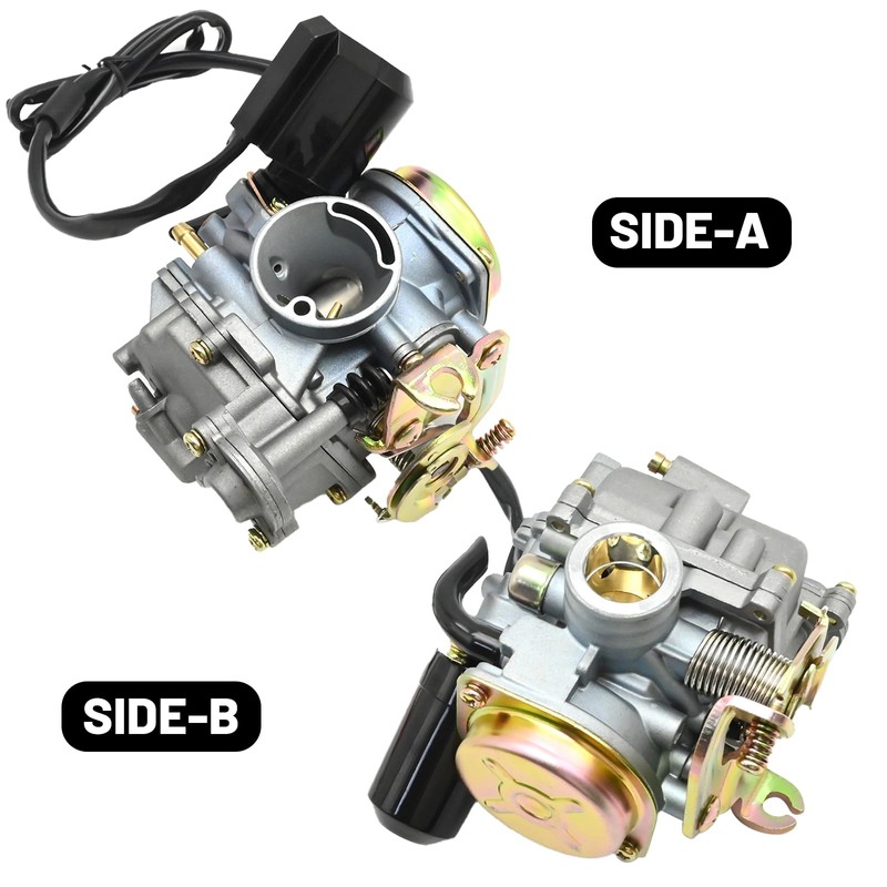 JUUDDENPARTS 50cc 4T 4-Stroke Carburetor, Replacement for Chinese 50cc 4