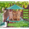 AZULDIMEN Comedero para Colibríes, Bebedero para Colibríes, Decoración de Jardín