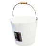 RISU Squirrel Bucket Active Bucket, White, 3.8 gal (14 L),