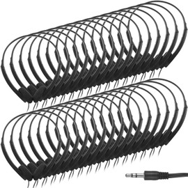 Konohan 30 Pack Headphones Bulk Wired Headphones Black Headphones Adjustable Over Ear Earbuds with 3.5 mm Plug for Teen Adults Students Schools Library Computer Labs Office Airplane