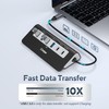 Intpw USB C Hub, 9-in-1 USB Hub 3.0 with Lable