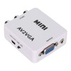 480P Composite AV to VGA Adapter, Mini VGA to Video