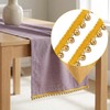 HINZIC 2.3 Yards Gold Pearl Beaded Fringe Trim, 0.5 Inch