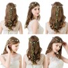 2 Stück Blumenkranz Haare, Blumenkränze Fürs Haar, Stirnband, für Mädchen