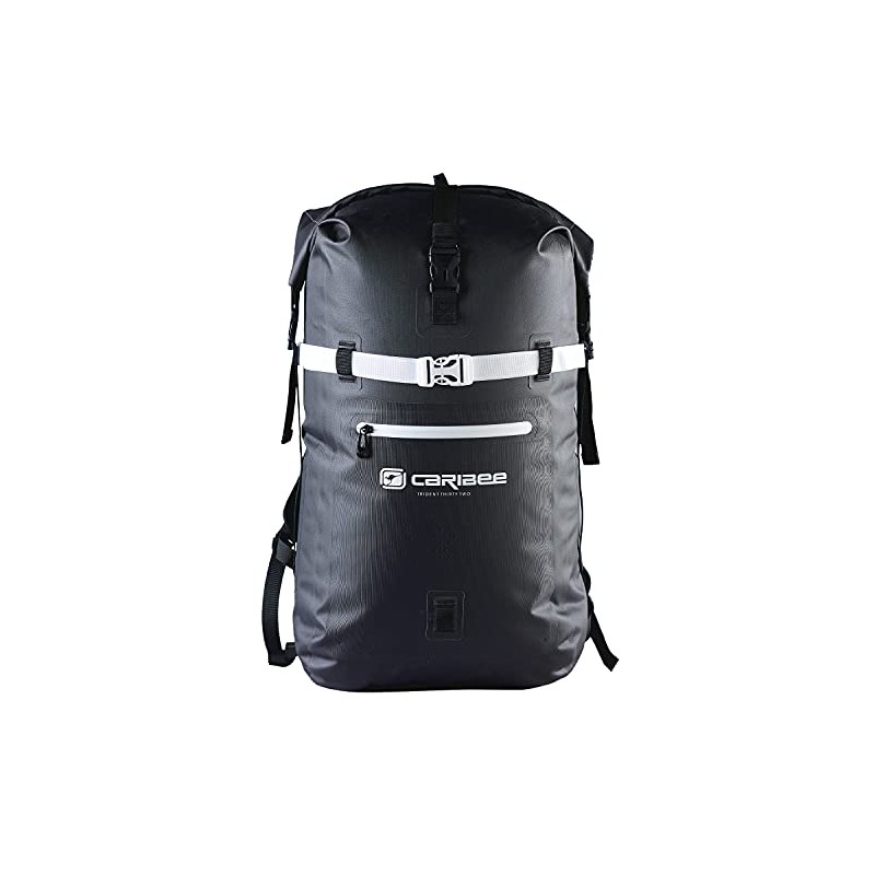 Caribee Trident 2.0 Waterproof Backpack, 32 Litre Capacity, Black One