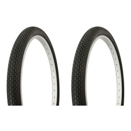 Lowrider Tire Set. 2 Tires. Two Tires Duro 26" x 2.125" Black/Black Side Wall HF-120A. Bicycle Tires, Bike Tires, Beach Cruiser Bike Tires, Cruiser Bike Tires