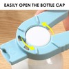 NIDHFG 4-Piece Plastic Bottle Opener, 2-Piece Transparent Hook, Canned Beverage