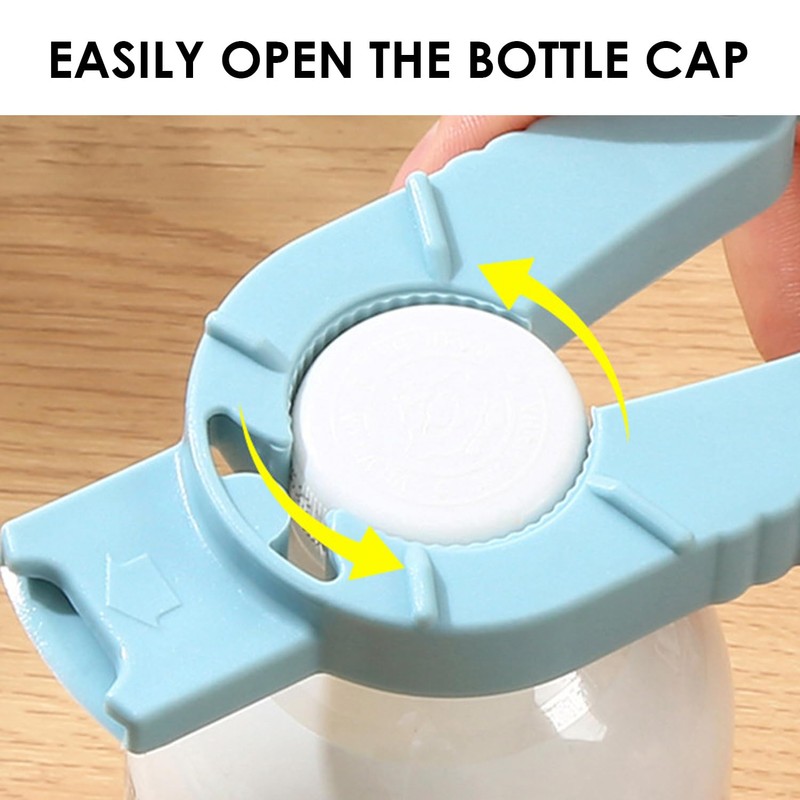 NIDHFG 4-Piece Plastic Bottle Opener, 2-Piece Transparent Hook, Canned Beverage
