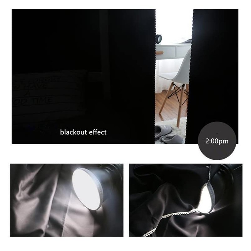 Lightolife Thickened Breathable Blackout Bunk Bed Curtain Panels for Twin