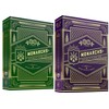 2 Decks Monarchs Purple & Green by Theory1