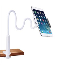 gsiollvderbarley - Soporte de teléfono con cuello de cisne para teléfono celular, soporte de rotación de 360°, soporte ajustable con una sola mano, para cabecero de computadora, mesita de noche,