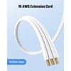 Extension Cord 6ft SUPERDANNY Mini Power Strip Ultra Right Angled