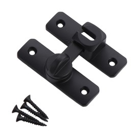 YFFSFDC 90 Degree Door Clasp Lock 90 Degree Right Angle Door Lock Aluminum Alloy Door Lock Bolt Lock 90° Auxiliary Key Bolt Latch Sliding Door Lock Bathroom Room Bathroom Lock Anti-theft Safety Door