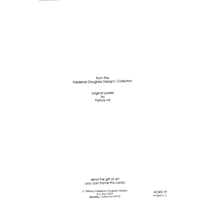 Frederick Douglas Designs Congratulation