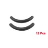 24 Pcs Black Rubber Makeup Tool Eyelash Curler Replacement Pads