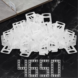 Storystore Tile Leveling System Tiles Leveler Spacers, 4650-Piece Leveling Spacer Clips - 1/8 Inch Tile Spacers Lippage Free Tile and Stone Installation for PRO and DIY