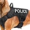 Police Patch Reflective Police Patch Back Removable Sheriff Patch with