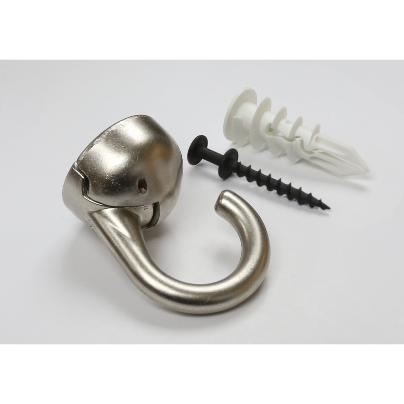 Hangman Products Elephant Ceiling Hook, 1 Hanger, Nickel