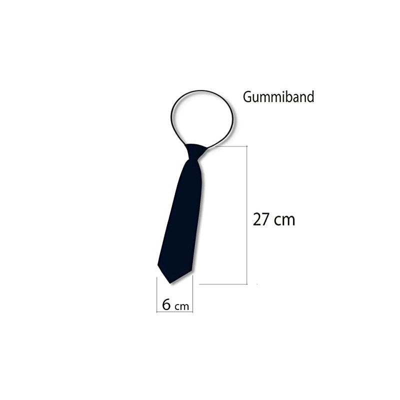 Soul-Cats® boys tie 27cm prebonded Silk Look Wedding Communion party,
